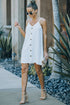 Buttoned Slip Dress